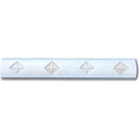 Listello in ceramica Rombi Azzurro 3x20 cm