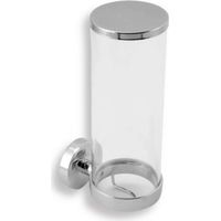 Novaservis Metalia 11 - Kosmetisch-Tamponspender, glas/chrom 0172,0