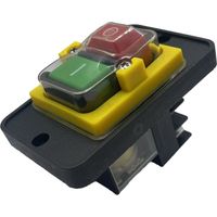 KJD12-14 Einbau-/Geräteschalter Magnetschalter 6 Polig 230V Stopp Druckschalter