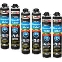 IsolBau Mousse adhésive pour polystyrène XPS EPS Dämmstoffkleber 6 x 750 ml
