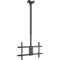 TooQ LPCE1186TSLI-XL-B Soporte de Techo para Monitor/TV 43"-86" Negro