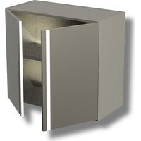 Armoire murale 1 etagere avec 1 porte battante - H 650 mm - Ristopro