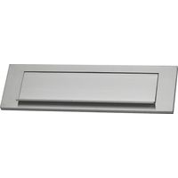 edm EDM 85596 Briefkastenschild Silber 25,4x7,5 cm