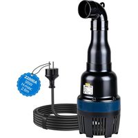 Bomba sumergible tubular de 22000 L/H y 95 W, bomba de agua eléctrica para estanques exteriores, autocebante, centrífuga, con cable de 10 m, para circulación, filtración y uso en jardines.