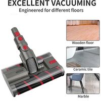 Pièces de rechange pour aspirateur Dyson Omni-Glide SV19/SV21 : tête de brosse à rouleau souple double rouleau