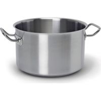 Ballarini Casseruola Alta Professionale 9220 Acciaio Inox 18/10 32 Cm - 15 L - Tutti I Piani Cottura