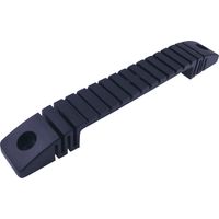 Cliff CL19135 Tragegriff Schwarz (matt) (L x B) 182 mm x 25 mm 1 St.