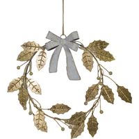 Goldene Girlande aus Metall cm24x3x27