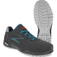 Pezzol Mustang S3 SCR scarpe basse da lavoro n. 38 antifortunistica traspiranti e impermiabili made in Italy Grigio + Giallo fluo 38