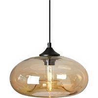 ZOLGINAH Suspension Luminaire Plafond Vintage Industrial Chandelier E27 Lustres Light Lamp Colorful Eclairage de Plafond (Ambre)