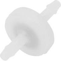 Clapet anti-retour unidirectionnel en PVDF pour gaz combustible, liquides et air (1/8")