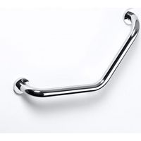 Barre de maintien coudée de douche OMEGA laiton chromé 40,5x25x8cm