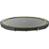 EXIT Silhouette ground sports trampoline 14ft - black