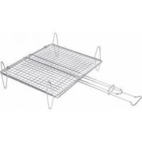 Parrilla doble pescado 35x40cm zincada 2591 sauvic