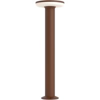 Borne Led D'Extérieur Mac Floor Xl Corten 3000K - 12W Ip65 En Aluminium H60Cm - Downlight - Beneito & Faure
