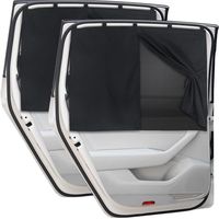 Pare-soleil magnétique double couche pour vitres latérales, demi-pare-soleil arrière/pare-soleil de protection pour bébé