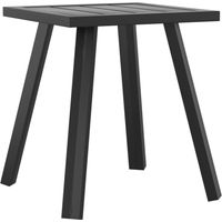 Table de jardin Table d'extérieur anthracite 34x34x38 cm acier