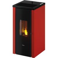 Pelletofen 'Vera 7' Weiße Farbe