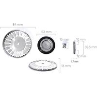 Filtro per lavandino del bagno, tappo per l'acqua in acciaio inossidabile 304, filtro per l'acqua del lavandino, accessori per lavello della cucina