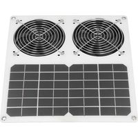 Ventilatore alimentato a pannello solare, ventilatore di ventilazione impermeabile alimentato a energia solare da 12 pollici per pollaio