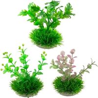 Acuario nobleza b40803kkx planta de plástico 10 cm