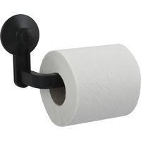 Porte Rouleau papier Wc ou serviettes à ventouse PVC Noir