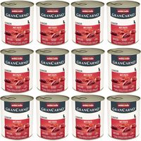 ANIMONDA Grancarno Junior à la dinde Nourriture humide pour chien en boîte 12x800g