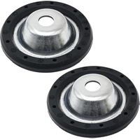 2 Amortisseurs avec Plaque de Fixation Support Supérieur pour Fiat 500 Panda Punto Lancia Ypsilon Musa 51707691 et 46541086