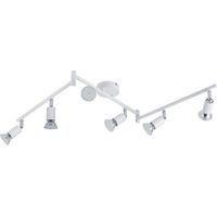 GBLY Lampada da soffitto a LED 6 punti GU10 - Faretto da soffitto Lampada da soffitto moderna Lampada da camera da letto Faretto da soffitto per interni Faretto bianco per soggiorno Bagno Cucina