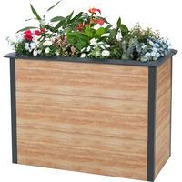Westmann Hochbeet "Primus-Multi M" inkl. Schneckenschutz, holzoptik / anthrazit, 50 x 100 x 77 cm