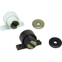12PZ CRICCHETTI MAGNETICI REGOLABILI - mm.27x15x17h. attraz. Kg.2,5 marrone (RMS