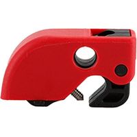 Kit de 1dispositifs de verrouillage de disjoncteur industriels et chimiques - Compatibilité universelle, matériaux durables (nylon et laiton), vis autobloquante