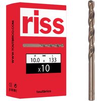 Foret Hss Cobalt 5% 10 Mm Vrac - Riss