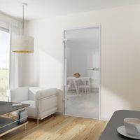 Tür Drehtür Glastür 834 x 1972 DIN links mit Beschlag ESG klar Wohnungstür - Tür + Beschlag DB70 (verriegelbar)