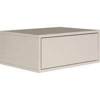 Selsey FRAMME – Comodino sospeso con cassetto – grigio cashmere – 50 cm