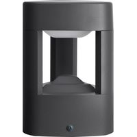 Lucande – Potelet d'extérieur LED Pirron 20 cm – Aluminium anthracite – Indice de protection IP54 – Éclairage indirect pour jardin et terrasse