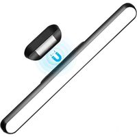 Striscia luminosa a LED dimmerabile e sensibile al tocco per montaggio a parete, luci adesive da parete, lampada da lettura a LED ricaricabile con batteria, lampada magnetica per testiera del letto, l