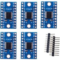 Lot de 5 8 Channel Logic Level Converter Bidirectionnels Haute Vitesse Full Duplex Shifter 3,3 V 5 V pour Arduino Raspberry Pi