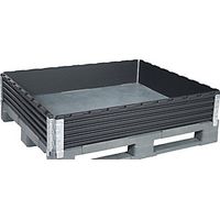Cerco de plástico UE 2 unidades para palet industrial 1200 x