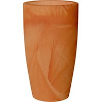 Moovere – Jardinière ronde en polyéthylène 90 cm – Résistante aux UV – Volume 15,8 litres – Pour intérieur et extérieur – Terracotta
