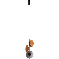 Suspension 3 disques feutre orange LED 8W P0564 Maxlight