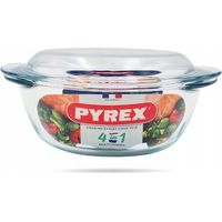 Plat en verre allant au four avec couvercle, diamètre 20 cm, 2,1 L, PYREX