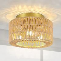 Plafonnier LED pour salon, douille E27, lustre de style rétro, convient pour la salle à manger et le salon (ampoule non incluse).
