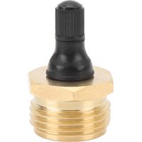 Bouchon de purge en laiton pour camping-car, caravane ou camping-car, avec raccord adaptateur pour tuyau d'eau hivernal.