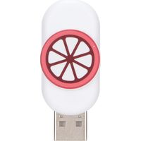 Clé USB Mangosteen Mini Cartoon Design 16GB - Mémoire Flash Portable Style Bouton