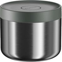 Thermal Food Container - 0.5 L - Double Wall Vacuum Insulation - For Hot Cold Meals Drinks - Stainless Steel - 1 Piece