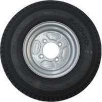 Maxter – Roue de remorque 500x10 – Entraxe 115 mm – Charge 355 kg – Vitesse 140 km/h – Déport 0 mm – Diamètre goujons 12 mm