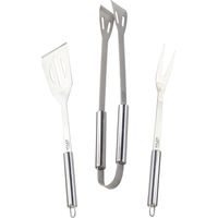 Ensemble d'ustensiles pour barbecue Adler AD 6729 – Pince, Fourchette, Spatule - Dans un coffret en aluminium