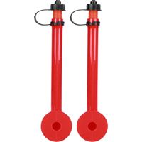 2PCS Gilet de Sauvetage PVC Léger Gonflage Automatique Accessoire pour Sports Nautiques