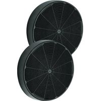 Lot de 2 filtres à charbon MCEF02 (19,4 x 3 cm) pour hotte AEG - Electrolux - Zanussi